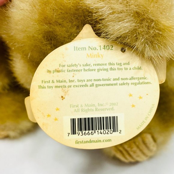 Vintage First & Main Minky Plush Bear - Picture 11 of 13